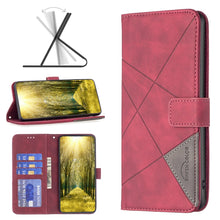 Load image into Gallery viewer, Magnetic Buckle Rhombus Texture Leather Phone Case, For Motorola Moto E32 4G, For Xiaomi 12 Lite