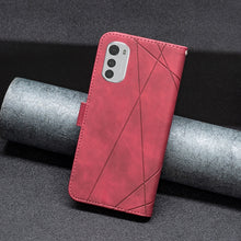 Load image into Gallery viewer, Magnetic Buckle Rhombus Texture Leather Phone Case, For Motorola Moto E32 4G, For Xiaomi 12 Lite