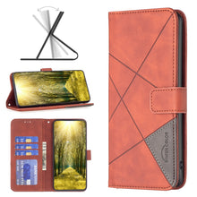 Load image into Gallery viewer, Magnetic Buckle Rhombus Texture Leather Phone Case, For Motorola Moto E32 4G, For Xiaomi 12 Lite
