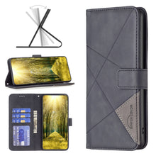 Load image into Gallery viewer, Magnetic Buckle Rhombus Texture Leather Phone Case, For Motorola Moto E32 4G, For Xiaomi 12 Lite