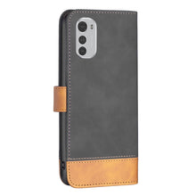 Load image into Gallery viewer, BF11 Color Matching Skin Feel Leather Phone Case, For Motorola Moto E32 4G, For Xiaomi 12 Lite