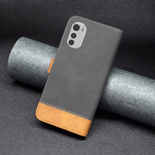 Load image into Gallery viewer, BF11 Color Matching Skin Feel Leather Phone Case, For Motorola Moto E32 4G, For Xiaomi 12 Lite
