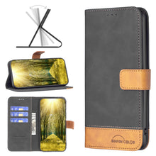 Load image into Gallery viewer, BF11 Color Matching Skin Feel Leather Phone Case, For Motorola Moto E32 4G, For Xiaomi 12 Lite
