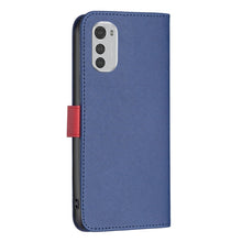 Load image into Gallery viewer, Color Matching Cross Texture Leather Phone Case, For Motorola Moto E32 4G, For Xiaomi 12 Lite