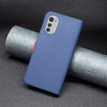 Load image into Gallery viewer, Color Matching Cross Texture Leather Phone Case, For Motorola Moto E32 4G, For Xiaomi 12 Lite