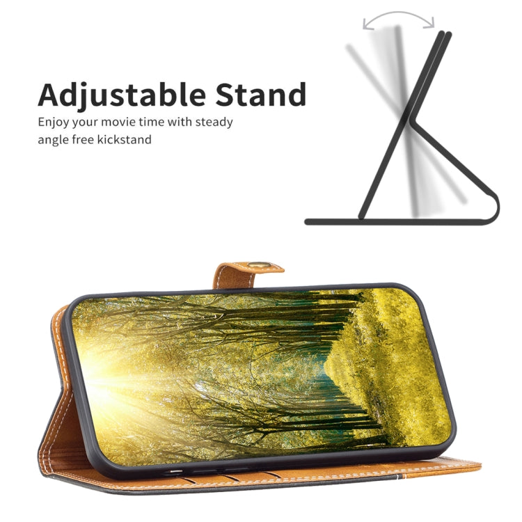 Color Matching Double Sewing Thread Leather Phone Case, For Motorola Moto E32 4G, For Xiaomi 12 Lite