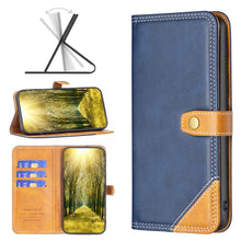 Load image into Gallery viewer, Color Matching Double Sewing Thread Leather Phone Case, For Motorola Moto E32 4G, For Xiaomi 12 Lite