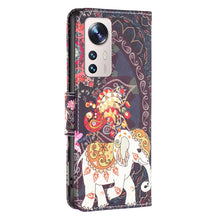 Load image into Gallery viewer, Colored Drawing Leather Phone Case, For Xiaomi 12 Lite