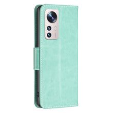 Load image into Gallery viewer, Two Butterflies Embossing Leather Phone Case, For Xiaomi 12 Lite