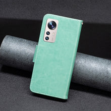 Load image into Gallery viewer, Two Butterflies Embossing Leather Phone Case, For Xiaomi 12 Lite