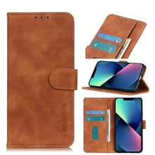 Load image into Gallery viewer, KHAZNEH Retro Texture Leather Phone Case, For iPhone 14, For iPhone 14 Plus, For iPhone 14 Pro, For iPhone 14 Pro Max