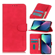 Load image into Gallery viewer, KHAZNEH Retro Texture Leather Phone Case, For iPhone 14, For iPhone 14 Plus, For iPhone 14 Pro, For iPhone 14 Pro Max