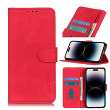 Load image into Gallery viewer, KHAZNEH Retro Texture Leather Phone Case, For iPhone 14, For iPhone 14 Plus, For iPhone 14 Pro, For iPhone 14 Pro Max