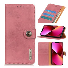 Load image into Gallery viewer, KHAZNEH Cowhide Texture Horizontal Flip Leather Phone Case, For iPhone 14, For iPhone 14 Plus, For iPhone 14 Pro, For iPhone 14 Pro Max