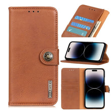 Load image into Gallery viewer, KHAZNEH Cowhide Texture Horizontal Flip Leather Phone Case, For iPhone 14, For iPhone 14 Plus, For iPhone 14 Pro, For iPhone 14 Pro Max