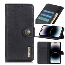 Load image into Gallery viewer, KHAZNEH Cowhide Texture Horizontal Flip Leather Phone Case, For iPhone 14, For iPhone 14 Plus, For iPhone 14 Pro, For iPhone 14 Pro Max