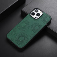 Load image into Gallery viewer, Sunflower Pattern PU+TPU+PC Shockproof Phone Case, For iPhone 13 Pro Max, For Motorola Razr 5G, For Huawei P50 Pocket, For Samsung Galaxy Z Flip3 5G, For Samsung Galaxy Z Fold3 5G