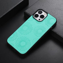 Load image into Gallery viewer, Sunflower Pattern PU+TPU+PC Shockproof Phone Case, For iPhone 13 Pro Max, For Motorola Razr 5G, For Huawei P50 Pocket, For Samsung Galaxy Z Flip3 5G, For Samsung Galaxy Z Fold3 5G