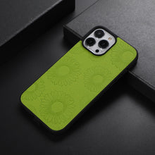 Load image into Gallery viewer, Sunflower Pattern PU+TPU+PC Shockproof Phone Case, For iPhone 13 Pro Max, For Motorola Razr 5G, For Huawei P50 Pocket, For Samsung Galaxy Z Flip3 5G, For Samsung Galaxy Z Fold3 5G