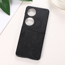 Load image into Gallery viewer, Sunflower Pattern PU+TPU+PC Shockproof Phone Case, For iPhone 13 Pro Max, For Motorola Razr 5G, For Huawei P50 Pocket, For Samsung Galaxy Z Flip3 5G, For Samsung Galaxy Z Fold3 5G