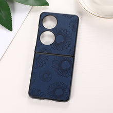 Load image into Gallery viewer, Sunflower Pattern PU+TPU+PC Shockproof Phone Case, For iPhone 13 Pro Max, For Motorola Razr 5G, For Huawei P50 Pocket, For Samsung Galaxy Z Flip3 5G, For Samsung Galaxy Z Fold3 5G