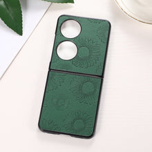 Load image into Gallery viewer, Sunflower Pattern PU+TPU+PC Shockproof Phone Case, For iPhone 13 Pro Max, For Motorola Razr 5G, For Huawei P50 Pocket, For Samsung Galaxy Z Flip3 5G, For Samsung Galaxy Z Fold3 5G