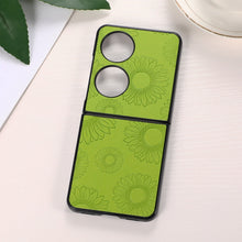 Load image into Gallery viewer, Sunflower Pattern PU+TPU+PC Shockproof Phone Case, For iPhone 13 Pro Max, For Motorola Razr 5G, For Huawei P50 Pocket, For Samsung Galaxy Z Flip3 5G, For Samsung Galaxy Z Fold3 5G