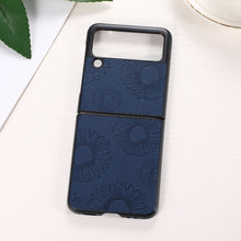 Load image into Gallery viewer, Sunflower Pattern PU+TPU+PC Shockproof Phone Case, For iPhone 13 Pro Max, For Motorola Razr 5G, For Huawei P50 Pocket, For Samsung Galaxy Z Flip3 5G, For Samsung Galaxy Z Fold3 5G