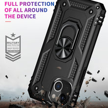Load image into Gallery viewer, Shockproof TPU + PC Ring Holder Phone Case, For iPhone 14, For iPhone 14 Plus, For iPhone 14 Pro, For iPhone 14 Pro Max
