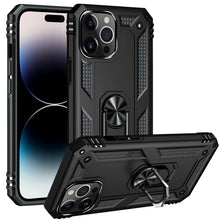 Load image into Gallery viewer, Shockproof TPU + PC Ring Holder Phone Case, For iPhone 14, For iPhone 14 Plus, For iPhone 14 Pro, For iPhone 14 Pro Max