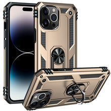 Load image into Gallery viewer, Shockproof TPU + PC Ring Holder Phone Case, For iPhone 14, For iPhone 14 Plus, For iPhone 14 Pro, For iPhone 14 Pro Max