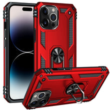 Load image into Gallery viewer, Shockproof TPU + PC Ring Holder Phone Case, For iPhone 14, For iPhone 14 Plus, For iPhone 14 Pro, For iPhone 14 Pro Max