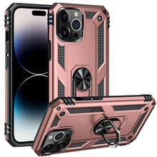 Load image into Gallery viewer, Shockproof TPU + PC Ring Holder Phone Case, For iPhone 14, For iPhone 14 Plus, For iPhone 14 Pro, For iPhone 14 Pro Max