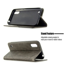 Load image into Gallery viewer, Rhombus Texture Horizontal Flip Magnetic Leather Case with Holder &amp; Card Slots &amp; Wallet, For Galaxy A01, For Galaxy A21