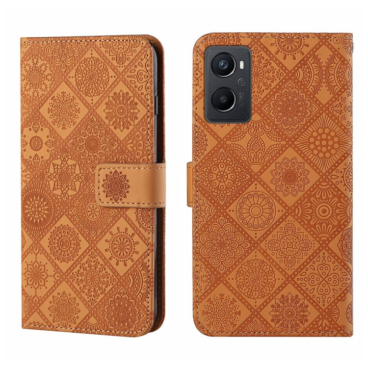 Ethnic Style Embossed Pattern Leather Phone Case, For OPPO A96 5G, For OPPO Find X5, For OPPO Find X5 Pro, For OPPO Realme 9i, For OPPO Reno7, For Xiaomi Poco M4 Pro 5G