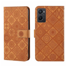 Load image into Gallery viewer, Ethnic Style Embossed Pattern Leather Phone Case, For OPPO A96 5G, For OPPO Find X5, For OPPO Find X5 Pro, For OPPO Realme 9i, For OPPO Reno7, For Xiaomi Poco M4 Pro 5G