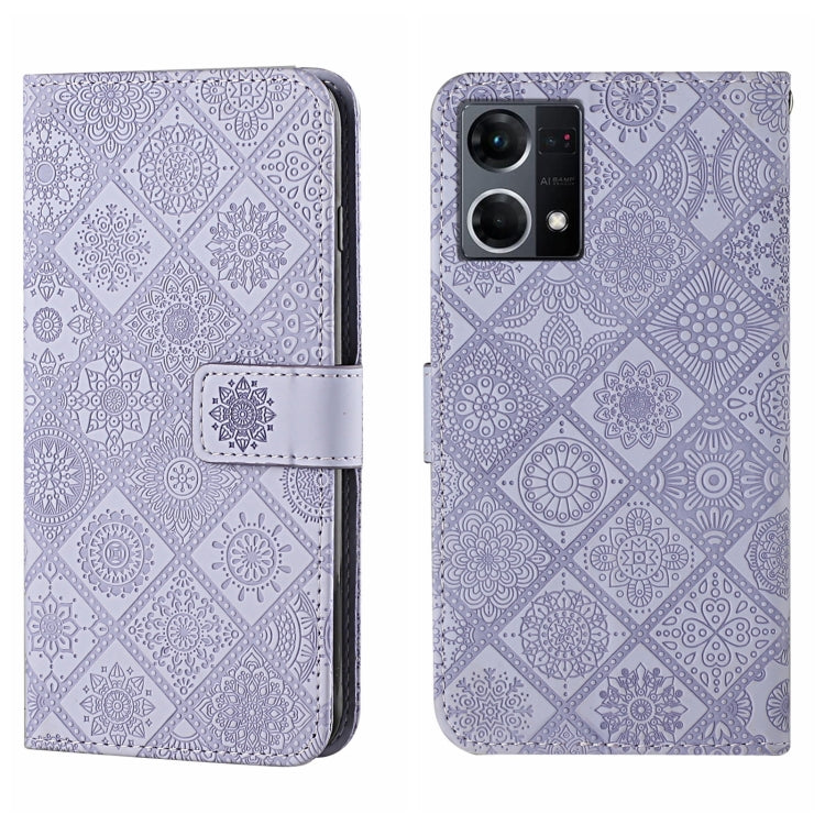 Ethnic Style Embossed Pattern Leather Phone Case, For OPPO A96 5G, For OPPO Find X5, For OPPO Find X5 Pro, For OPPO Realme 9i, For OPPO Reno7, For Xiaomi Poco M4 Pro 5G