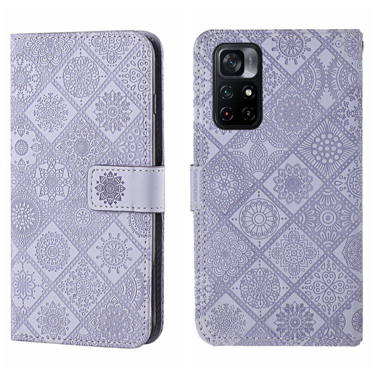 Ethnic Style Embossed Pattern Leather Phone Case, For OPPO A96 5G, For OPPO Find X5, For OPPO Find X5 Pro, For OPPO Realme 9i, For OPPO Reno7, For Xiaomi Poco M4 Pro 5G