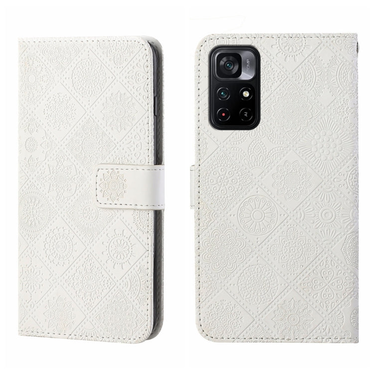 Ethnic Style Embossed Pattern Leather Phone Case, For OPPO A96 5G, For OPPO Find X5, For OPPO Find X5 Pro, For OPPO Realme 9i, For OPPO Reno7, For Xiaomi Poco M4 Pro 5G
