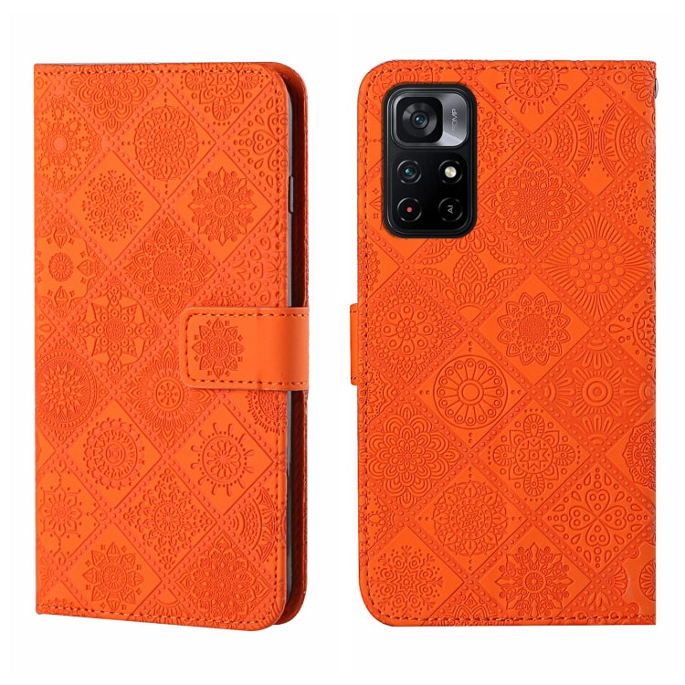 Ethnic Style Embossed Pattern Leather Phone Case, For OPPO A96 5G, For OPPO Find X5, For OPPO Find X5 Pro, For OPPO Realme 9i, For OPPO Reno7, For Xiaomi Poco M4 Pro 5G