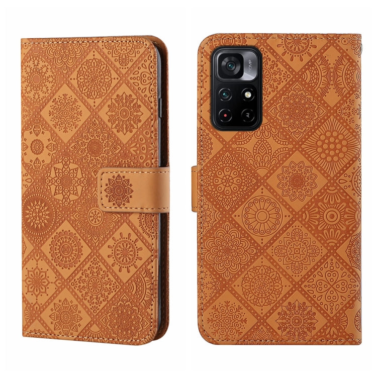 Ethnic Style Embossed Pattern Leather Phone Case, For OPPO A96 5G, For OPPO Find X5, For OPPO Find X5 Pro, For OPPO Realme 9i, For OPPO Reno7, For Xiaomi Poco M4 Pro 5G