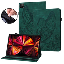 Load image into Gallery viewer, Big Butterfly Embossed Smart Leather Tablet Case, For iPad 10.2 2020 / Air 2019, For iPad Air 2 / 9.7 2018&amp;2017, For iPad mini 2024 / mini 6, For iPad mini 2019 / 4 / 3 / 2 / 1, For iPad Pro 11 2022 / 2021&amp;2020 / Air 2020 / 11 2024