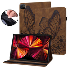 Load image into Gallery viewer, Big Butterfly Embossed Smart Leather Tablet Case, For iPad 10.2 2020 / Air 2019, For iPad Air 2 / 9.7 2018&amp;2017, For iPad mini 2024 / mini 6, For iPad mini 2019 / 4 / 3 / 2 / 1, For iPad Pro 11 2022 / 2021&amp;2020 / Air 2020 / 11 2024