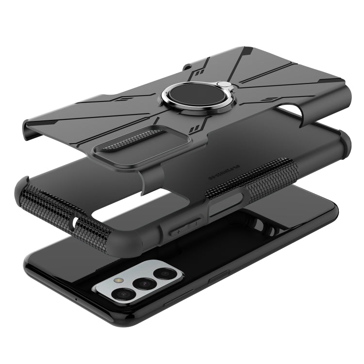 Armor Bear Shockproof PC + TPU Phone Case with Ring, For Samsung Galaxy F23 / M23 5G, For Xiaomi Redmi Note 11E 5G