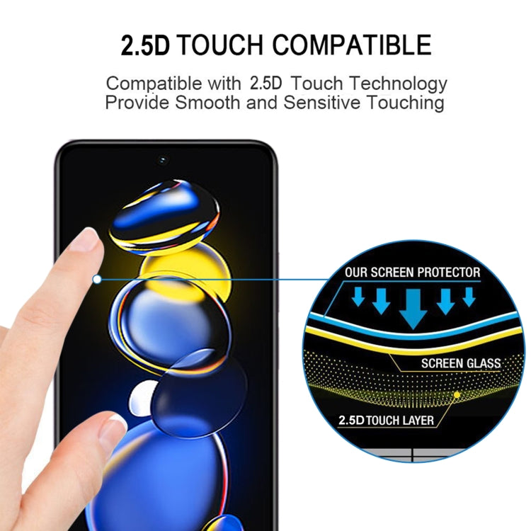 Full Glue Cover Screen Protector Tempered Glass Film For Xiaomi Redmi Note 11T Pro/11T Pro+/11T Pro+ Astro Boy Limited Edition