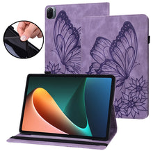 Load image into Gallery viewer, Big Butterfly Embossed Leather Tablet Case, For Xiaomi Pad 5, For Xiaomi Pad 5 Pro