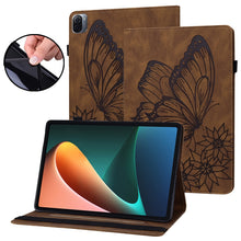 Load image into Gallery viewer, Big Butterfly Embossed Leather Tablet Case, For Xiaomi Pad 5, For Xiaomi Pad 5 Pro