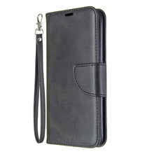Load image into Gallery viewer, Retro Lambskin Texture Pure Color Horizontal Flip PU Leather Case with Holder &amp; Card Slots &amp; Wallet &amp; Lanyard, For Galaxy A01, For Galaxy A21