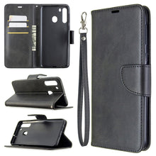 Load image into Gallery viewer, Retro Lambskin Texture Pure Color Horizontal Flip PU Leather Case with Holder &amp; Card Slots &amp; Wallet &amp; Lanyard, For Galaxy A01, For Galaxy A21
