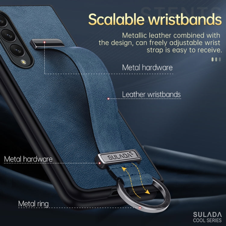 SULADA Cool Series PC + Leather Texture Skin Feel Shockproof Phone Case, For Samsung Galaxy Z Fold3 5G, For iPhone 12, For iPhone 13, For Samsung Galaxy S22 5G, For Samsung Galaxy Z Fold2, For Samsung Galaxy Z Flip3, For iPhone 12 Pro                  ...